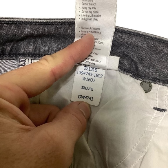 Paige Verdugo Ultra Skinny Jeans Sz 27 Silvie Gray - Picture 10 of 13
